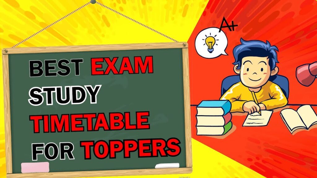 Key features of the exam timetable
