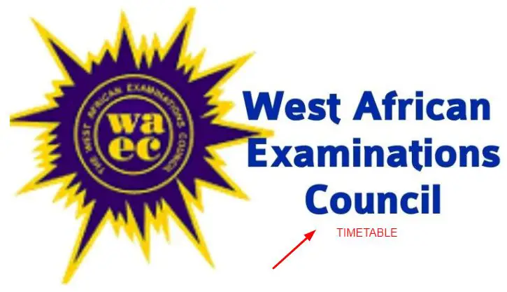 WAEC Timetable 2023 for Science Student