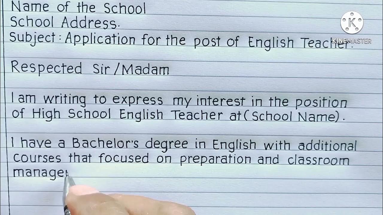 how-to-write-application-letter-for-teaching-job-in-school-2024