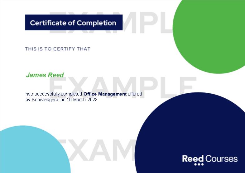 reed Courses certificate review