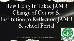 How to Change JAMB Course Or Institution