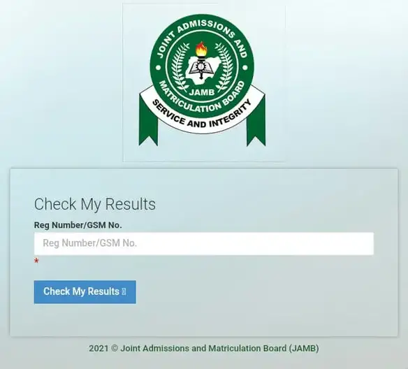How to access the JAMB Result Checker Portal