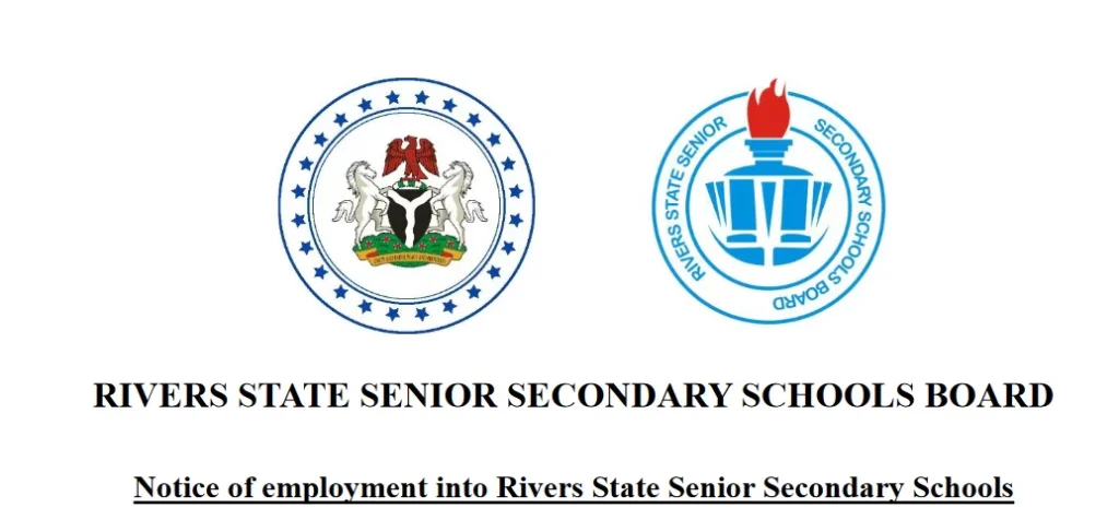 rivers state senior secondary school board recruitment