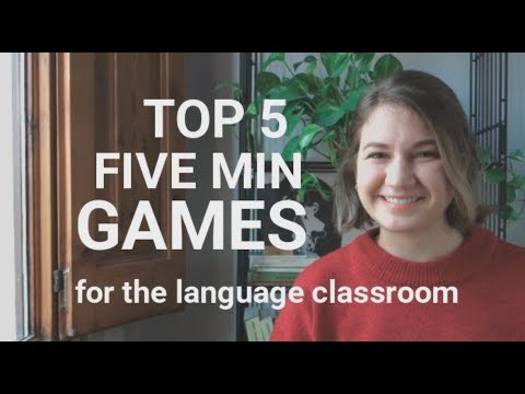5 minute classroom games