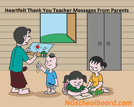 Heartfelt Thank You Teacher Messages From Parents