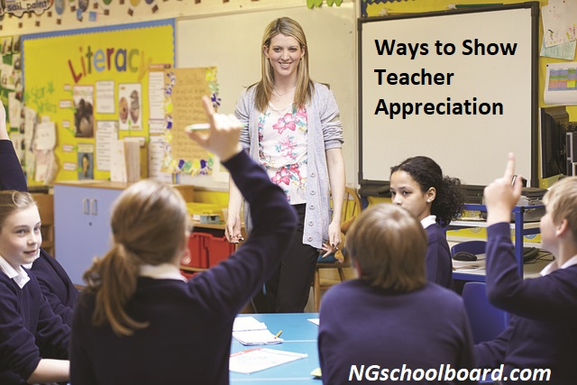 Ways to Show Teacher Appreciation
