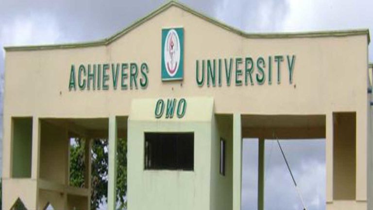 Achievers University School Fees