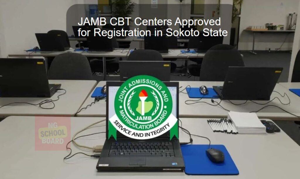 JAMB CBT Centers Approved for Registration in Sokoto State