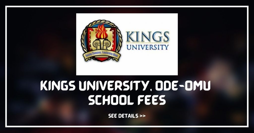 Kings University school fees