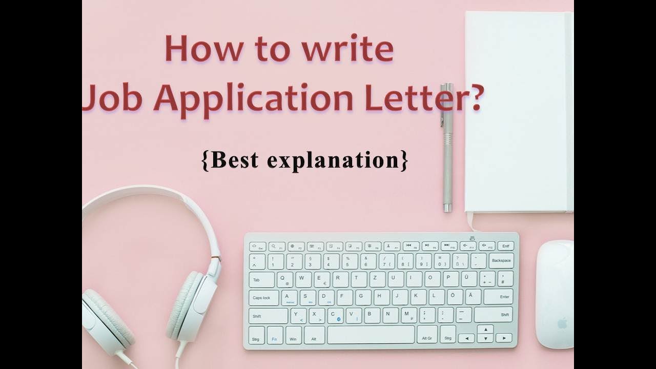 How To Write Application Letter Example