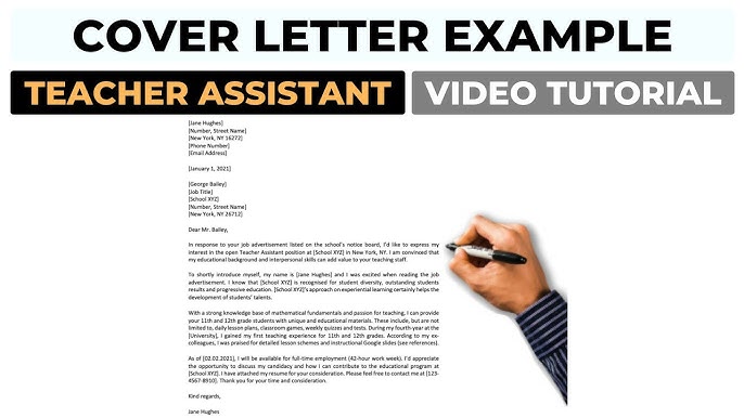 How To Write a Cover Letter for English Teaching Job