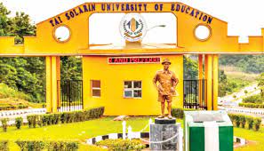 Tai Solarin University of Education courses offered