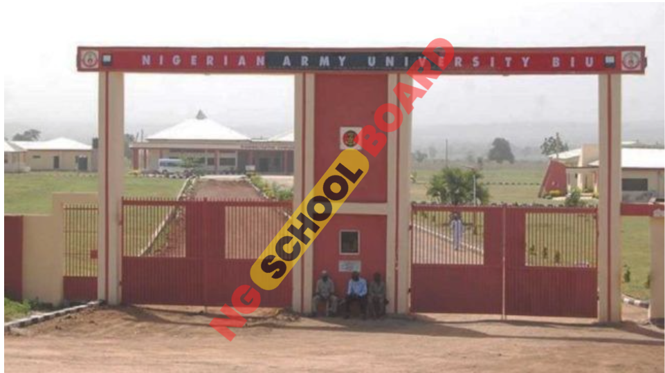 Nigerian Army University Biu School Fees for 2924/2025 Section