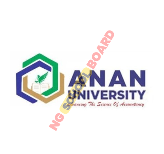 Anan University Courses Offered
