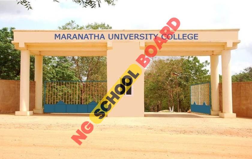 Maranathan University Courses Offered