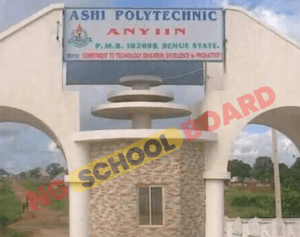 Ashi Polytechnic School Fees